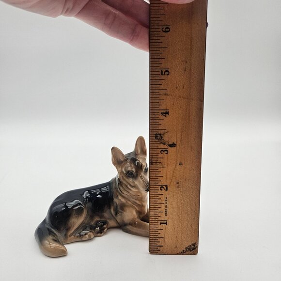 Vintage Miyakos Originals Japan Small Dog German Shepherd Figurine - Picture 6 of 7